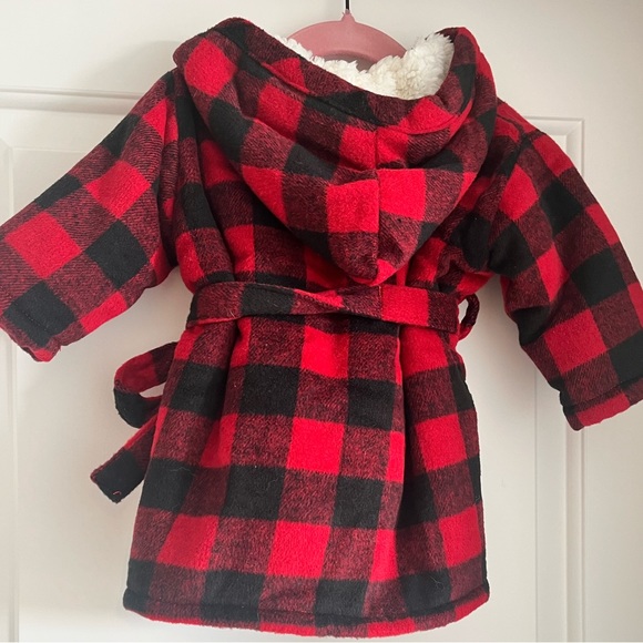 🆕 Indigo Baby Cabin Cozy Baby Bath Robe 0-12 Months - Picture 4 of 4